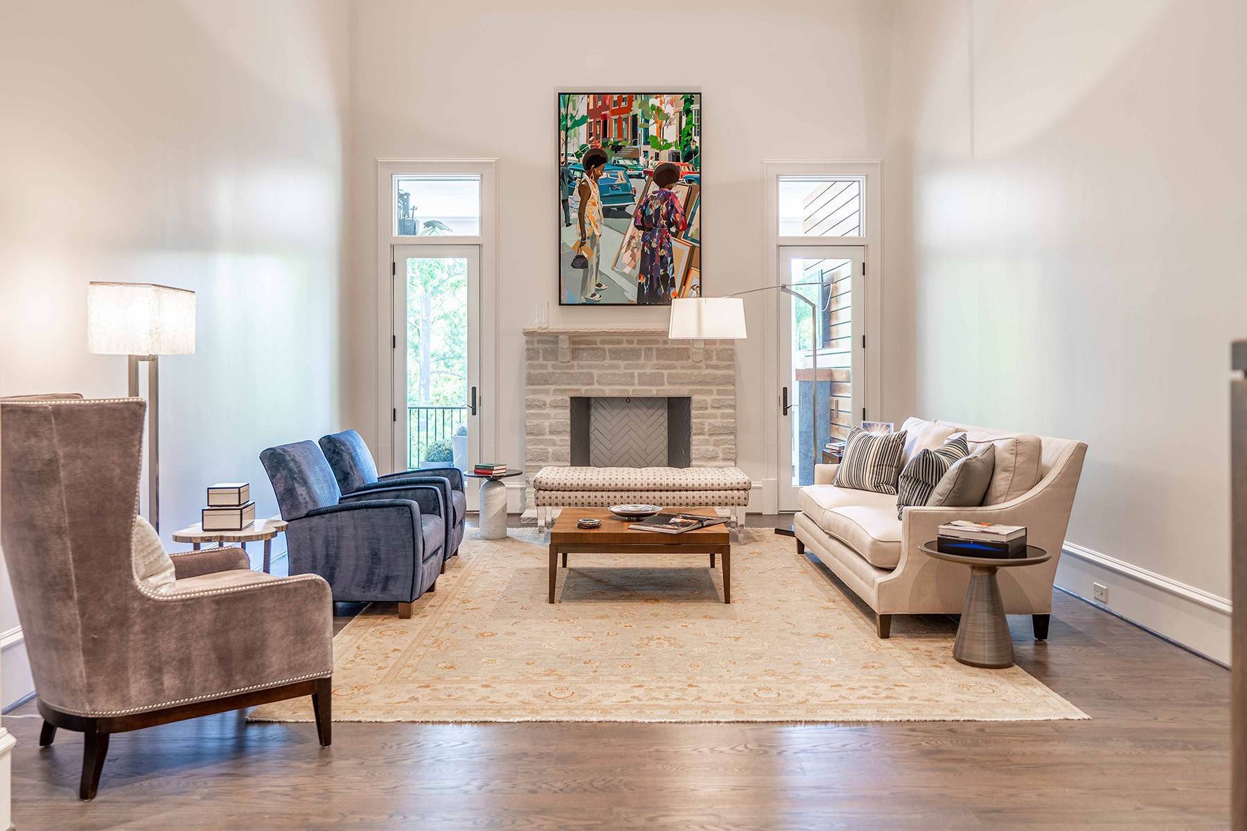 10. Single Family Homes for Sale at Completely Renovated, Move-in Ready, State-of-the-Art French Inspired Home 725 Londonberry Road Sandy Springs, Georgia 30327 United States