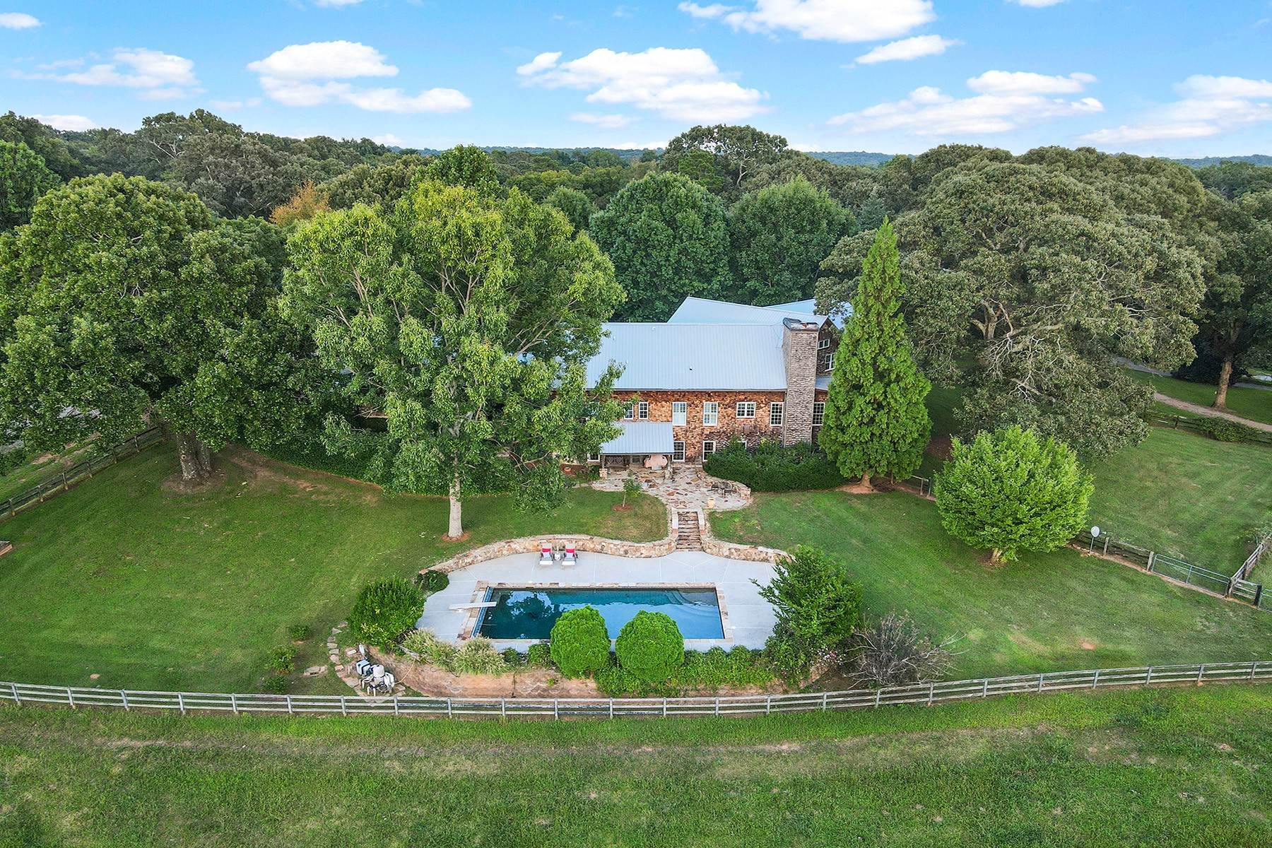 3. Single Family Homes for Sale at First Time On Market 70± Acre Equestrian Farm with Rolling Pastureland 683 Duck Thurmond Road Dawsonville, Georgia 30534 United States