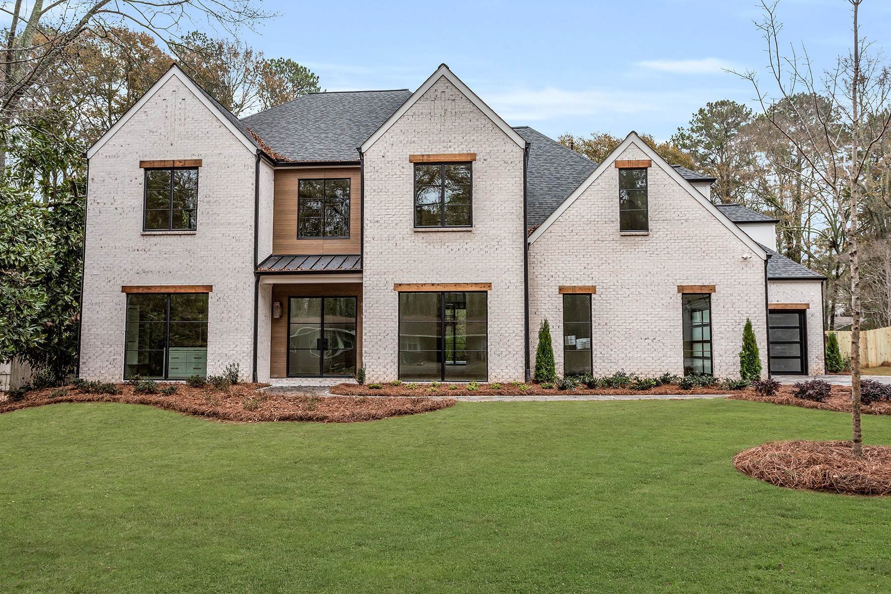 Single Family Homes for Sale at Stunning Custom New Construction with Pool in Downtown Alpharetta 215 Pinetree Circle Alpharetta, Georgia 30009 United States