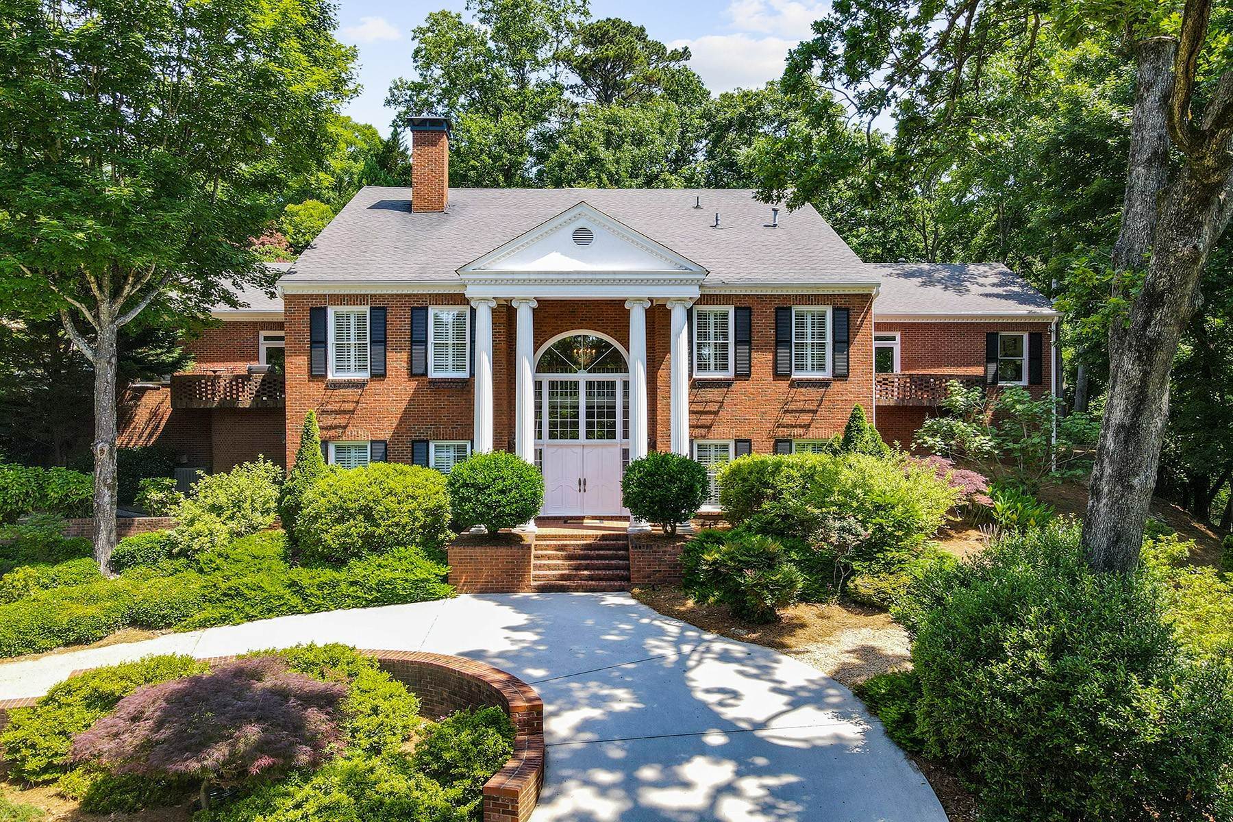 Single Family Homes for Sale at Private Oasis On West Wesley 2512 W Wesley Road NW Atlanta, Georgia 30327 United States