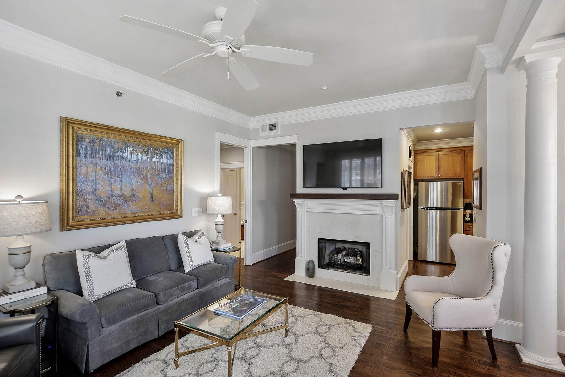 Condominiums for Sale at Exquisite Finishes in this Two Bedroom Condo in Midtown's Cotting Court 77 Peachtree Place, No. 311 Atlanta, Georgia 30309 United States