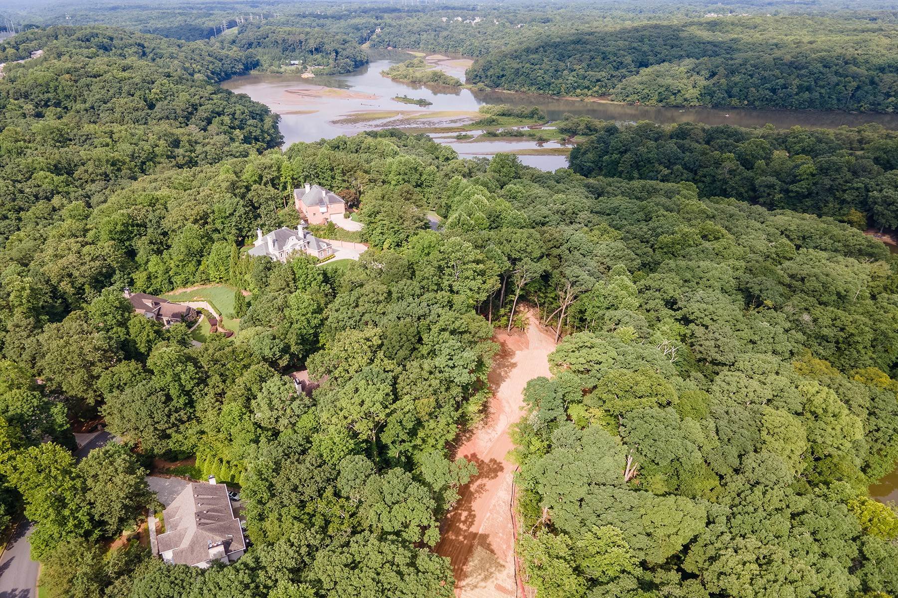 7. Land for Sale at 4.4+/- Acre River Front Estate Lot on Cul-de-sac with Breathtaking Water Views 100 Nezhat Place Sandy Springs, Georgia 30350 United States